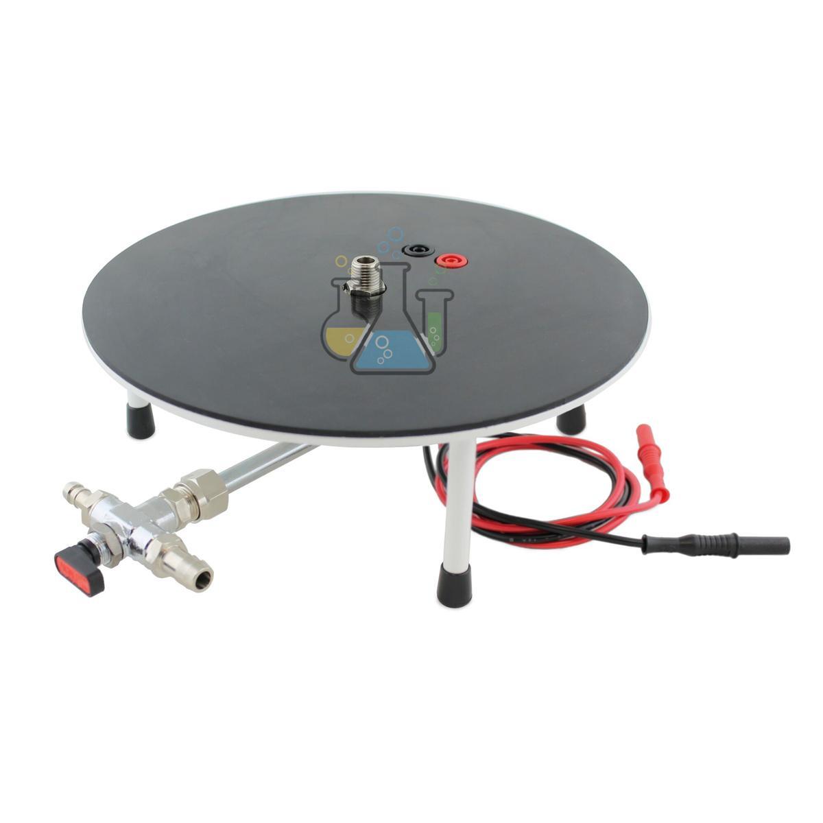 Air pump plate with electrical connections